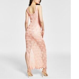 Elegant Pink Lace Dress